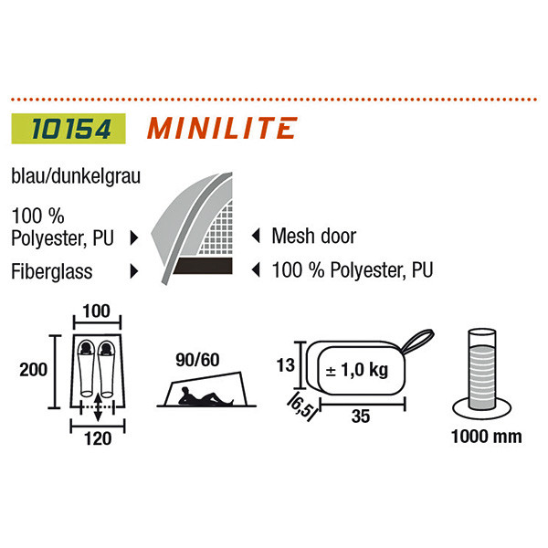 Палатка High Peak Minilite 2  