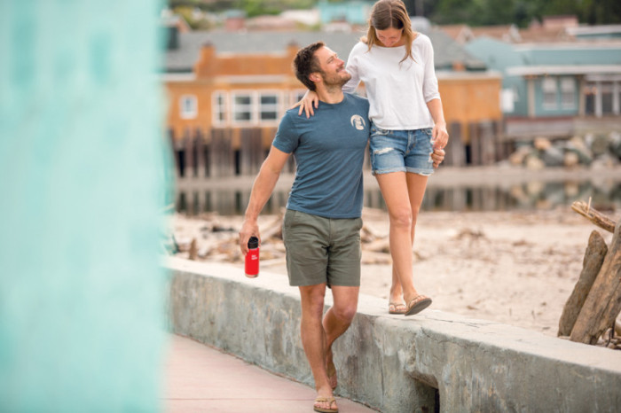 Термобутылка Klean Kanteen Wide Vacuum Insulated Cafe Cap Mineral Red 473 мл  