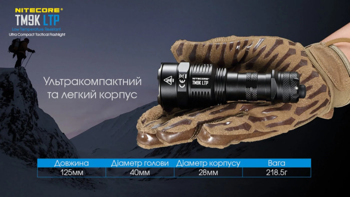 Фонарь Nitecore TM9K LTP (CREE XP-L2 HD LEDs, 9800 люмен)  