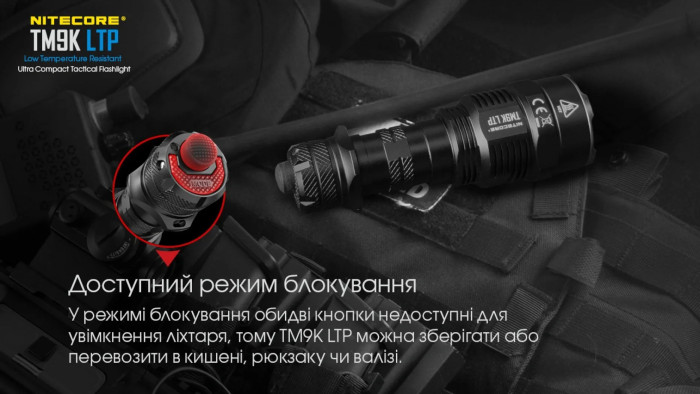 Фонарь Nitecore TM9K LTP (CREE XP-L2 HD LEDs, 9800 люмен)  