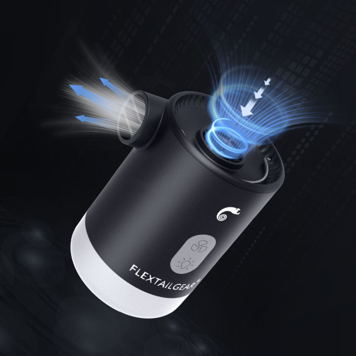 Насос-фонарь-powerbank кемпинговый Flextail Max Pump 2 Pro, черный  