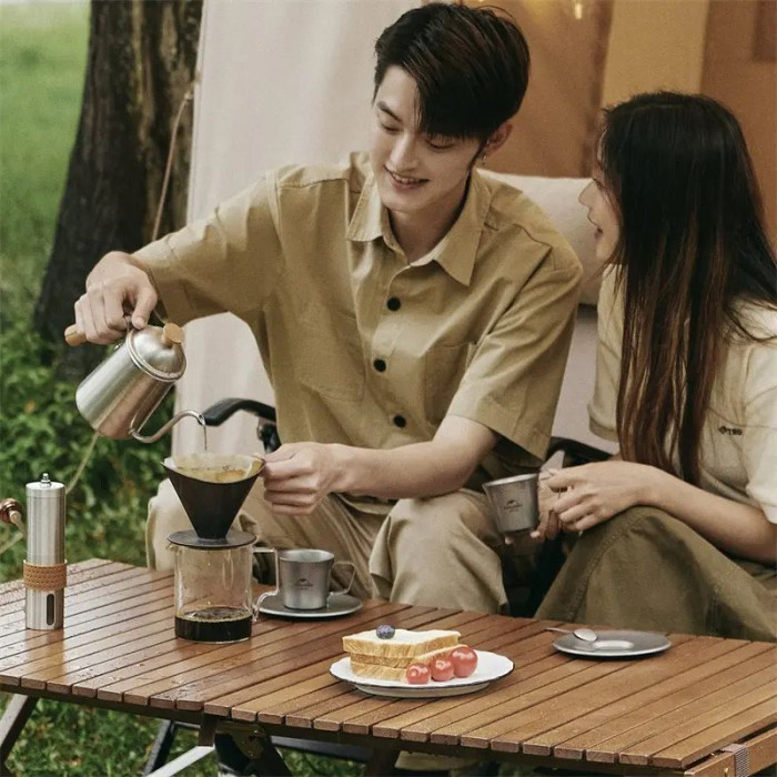 Набор посуды Naturehike NH21SJ001, 3 предмета, нержавеющая сталь  