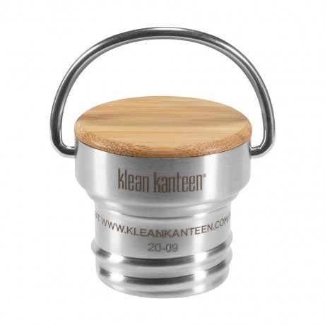 Стальная крышка с бамбуком Klean Kanteen Stainless Unibody Bamboo Cap (1009048)  