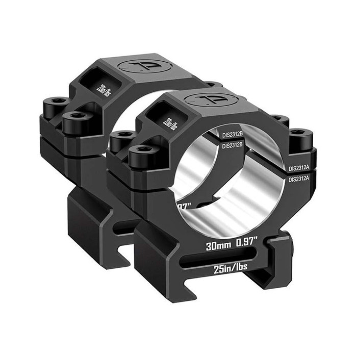 Кольца Discovery 6061 For Picatinny 30mm 0.97in DGPR2-30-0.97-61 (M240603)  