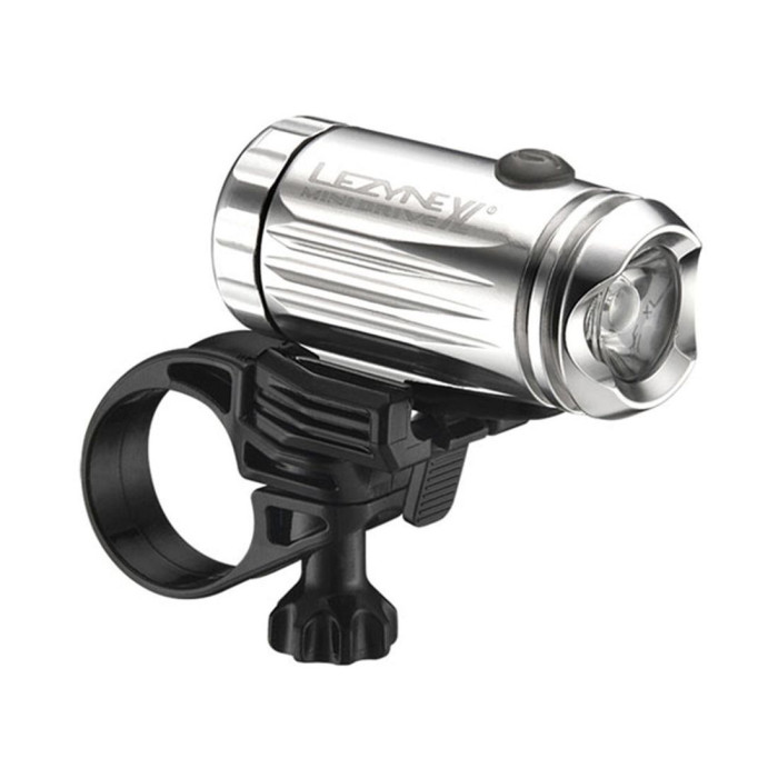 Передняя велофара Lezyne MINI DRIVE XL FRONT W/ ACC серебристый 250 люменов Y8  