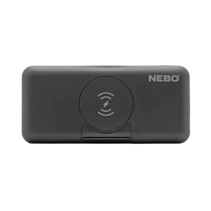 Повербанк Nebo 10K Powerbank w/ Kickstand & wWreless Charging, 10 000 mAh (NB NEB-PBK-0010-G)  