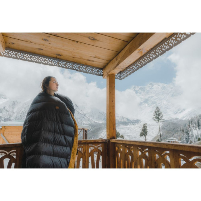 Спальник пуховой Turbat NOX 400 Grey - 185 см - серый - UNI  