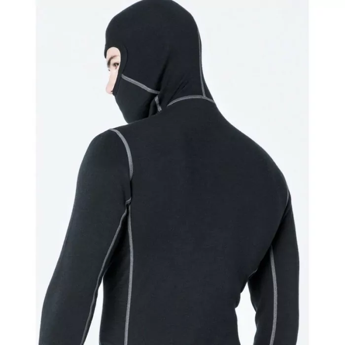 Худи мужское Aclima WarmWool Hood Sweater Man Black, M  