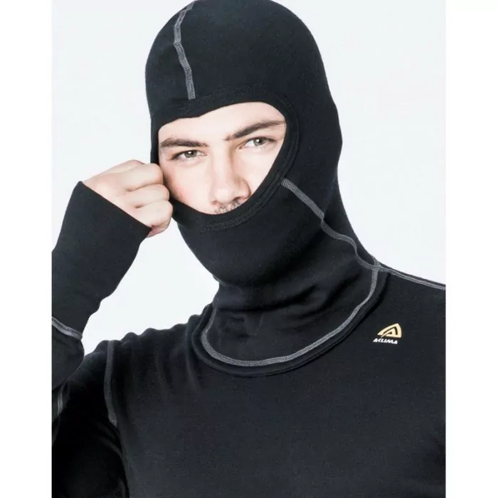 Худи мужское Aclima WarmWool Hood Sweater Man Black, M  