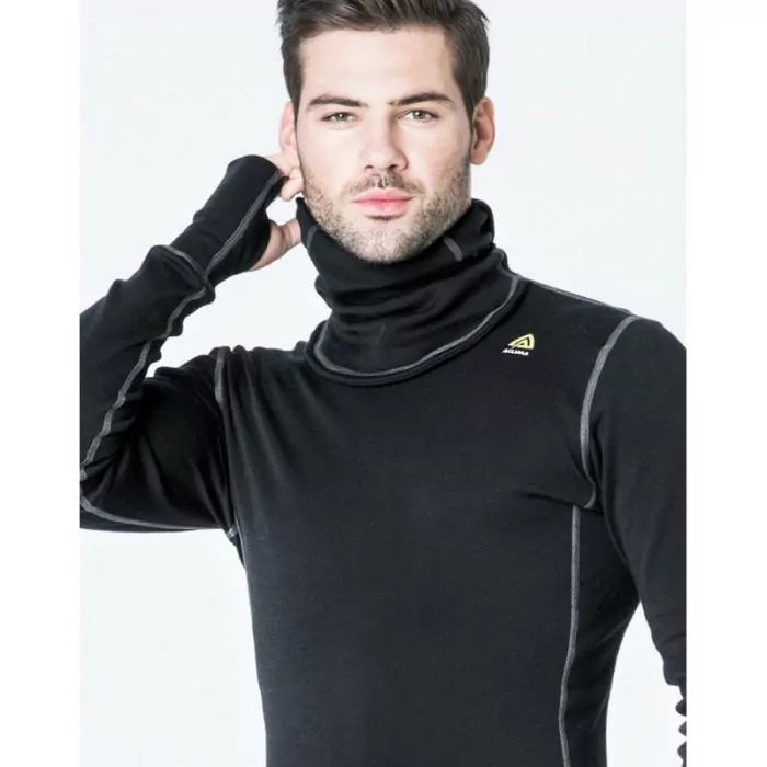 Худи мужское Aclima WarmWool Hood Sweater Man Black, M  
