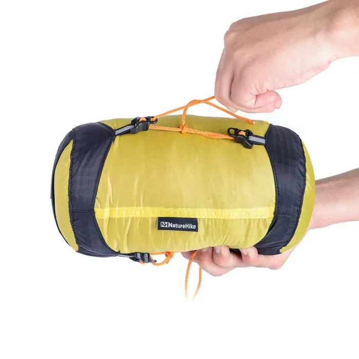 Компрессионный мешок Naturehike UL-Ultralight XL yellow/black NH16S668-XL  