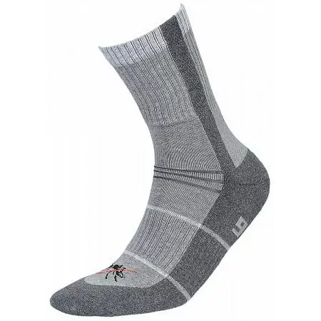 Термоноски InMove Outdoor Mosquitostop Серый с графитом, 41-43  