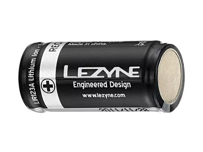 Аккумулятор Lezyne LIR 123A BATTERY LITHIUM ION BATTERY 600 mAh 3.7 V 2Amp Y10  