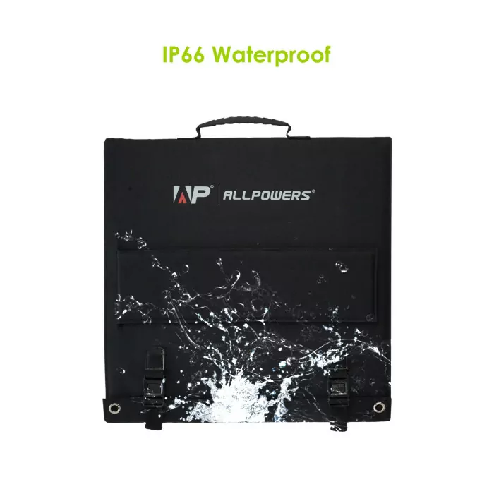 Солнечная панель ALLPOWERS портативная 120W, монокристаллическая  