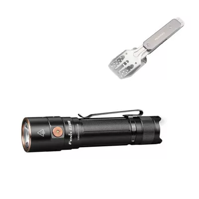 Фонарь Fenix E28R с аккумулятором Fenix 3400mAh + набор для барбекю Roxon S602G