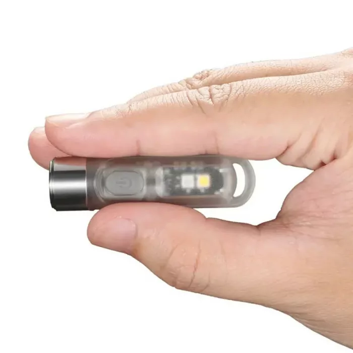 Фонарь наключный Nitecore TIKI GITD (Osram P8 + UV, 300 люмен, 7 режимов, USB), люминесцентный  