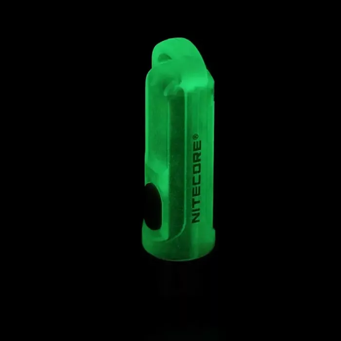 Фонарь наключный Nitecore TIKI GITD (Osram P8 + UV, 300 люмен, 7 режимов, USB), люминесцентный  