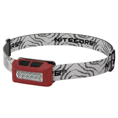 Фонарь налобный Nitecore NU10 красный