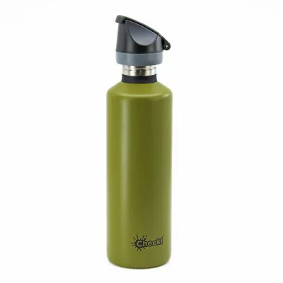 Спортивная бутылка для воды Cheeki Single Wall 750 мл Active Bottle (Khaki)