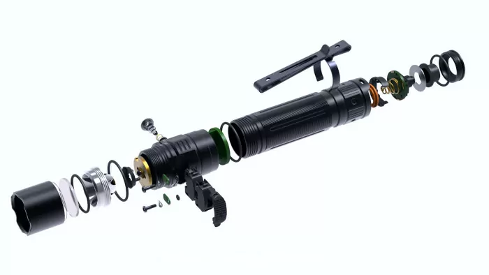 Карманный фонарь Fenix PD36R, 1600 люмен  