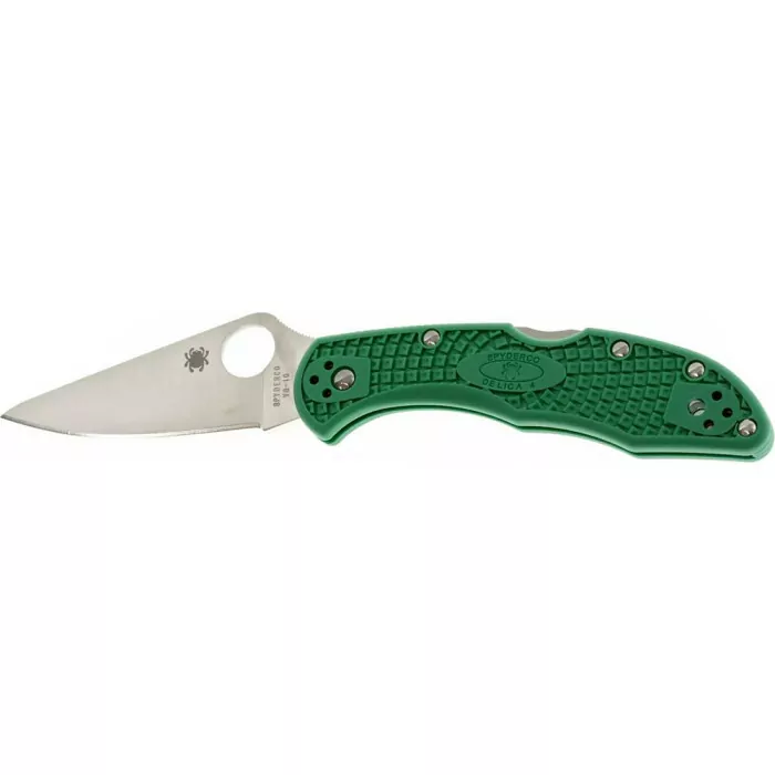 Нож Spyderco Delica 4 Flat Ground (C11FPGR)  