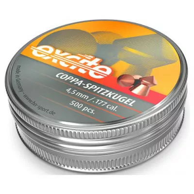 Пули пневматические H&amp;N Copper Spritzkugel 500 шт/уп 0,49 г 4,5 мм (98814500025)