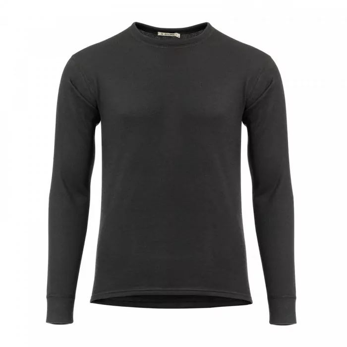 Термокофта мужская Aclima WoolTerry 220 Crew Neck Jet Black XS  