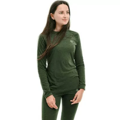 Термофутболка женская Turbat Retezat Top Wmn kombu green - M - хаки