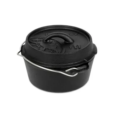 Казан-жаровня чугунная Petromax Dutch Oven ft1 плоское дно 0,9 л
