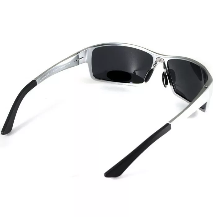 Очки BluWater Alumination-1 Silver Polarized (gray) черные  