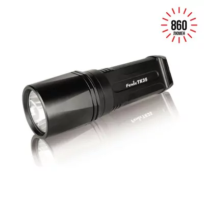 Тактический фонарь Fenix TK35 , серый, XM-L U2 LED, 900 люмен