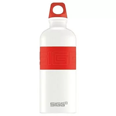 Бутылка для воды SIGG CYD Pure White Touch, 0.6 л (красная)