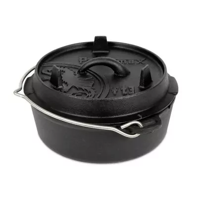 Казан-жаровня чугунная Petromax Dutch Oven ft3 плоское дно 1,6 л