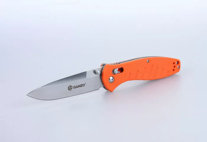 Нож складной Ganzo G738-OR оранжевый  