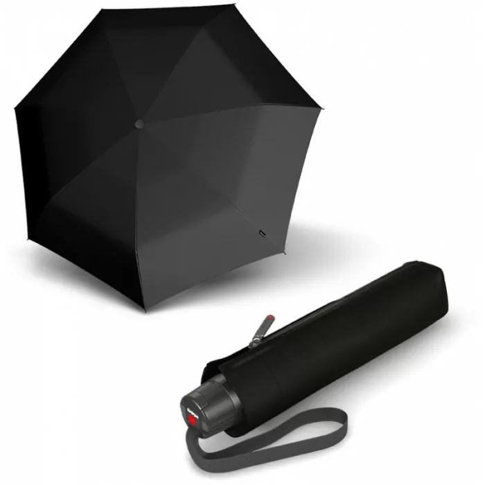 Зонт Knirps T.050 Black Мех/Складной/7спиц /D89x25см 