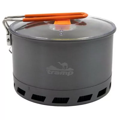 Казан анодированный с теплообменником Tramp 2,2л