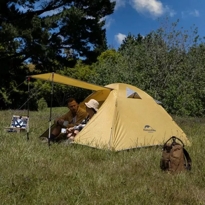 Палатка четырехместная Naturehike P-Series NH18Z044-P, 210T / 65D, зеленый  