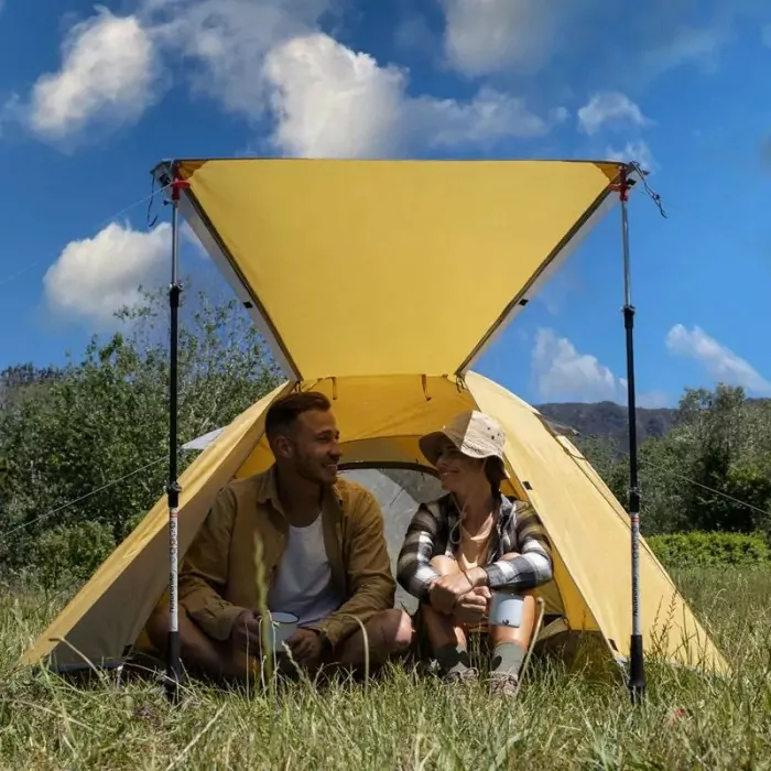 Палатка четырехместная Naturehike P-Series NH18Z044-P, 210T / 65D, зеленый  