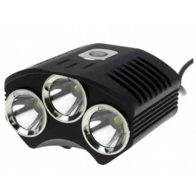 Велофара TrustFire TR-D009 (3xCree XM-L, 2100 люмен, 4 режима, 4x18650 - 8.4V)