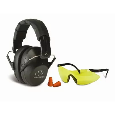 Набор для стендовой стрельбы Walker's Pro Safety Combo KIT черный (GWP-FPM1GFP)