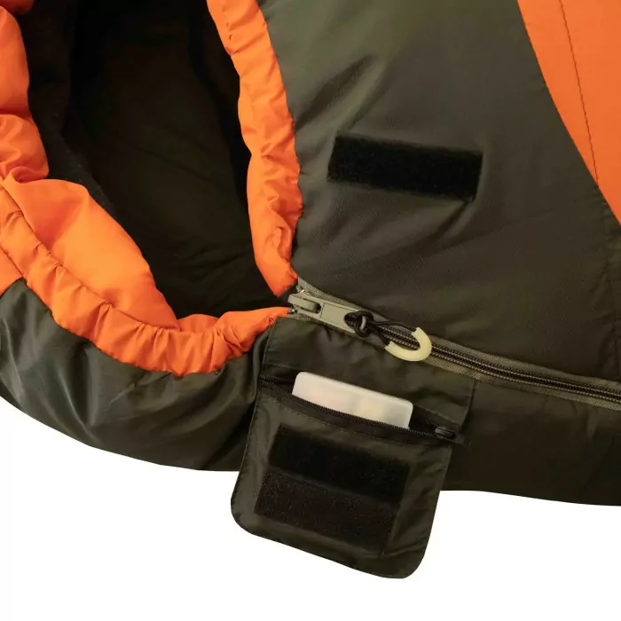 Спальный мешок Tramp Boreal Long кокон правый orange/grey 225/80-55 UTRS-061L  
