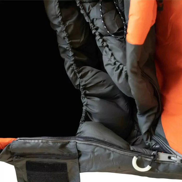 Спальный мешок Tramp Boreal Long кокон правый orange/grey 225/80-55 UTRS-061L  