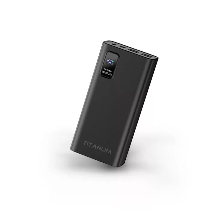 Повербанк TITANUM 728S 30000mAh 22.5W Black  