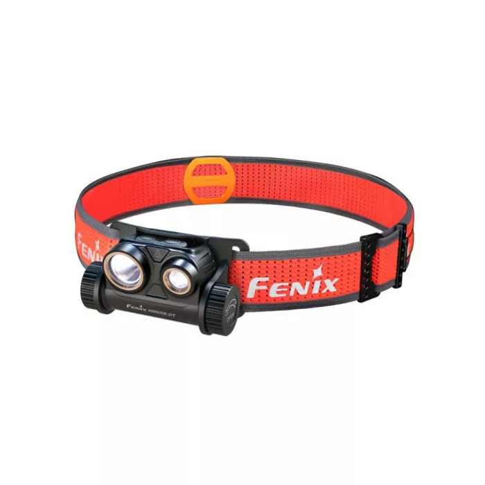 Фонарь налобный Fenix HM65R-DT, черный  