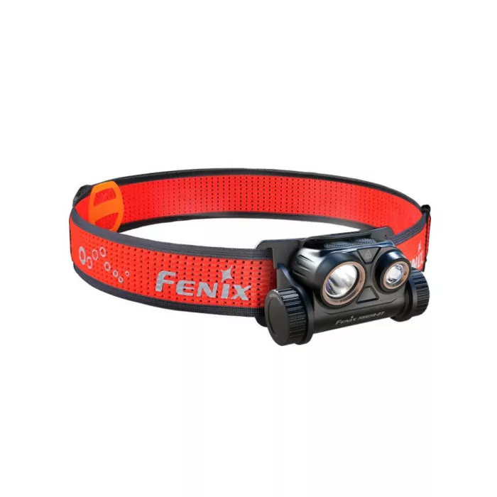 Фонарь налобный Fenix HM65R-DT, черный  