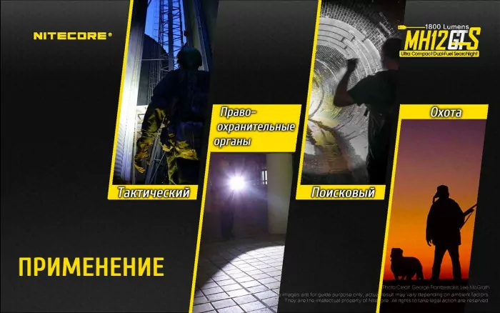 Фонарь Nitecore MH12GTS  