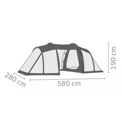 Палатка Salewa *MIDWAY VI TENT 5908 5311 - UNI - зеленый  