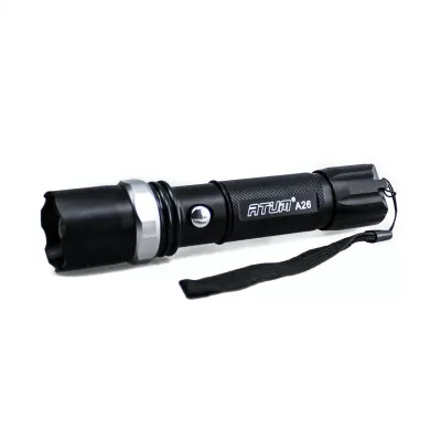 Карманный фонарь Atum A26 , серый, XP-E Led 18650,120 люмен