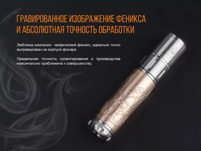 Набор Fenix: тактическая ручка T5Ti и фонарь F15 (синяя ручка и фонарь)  