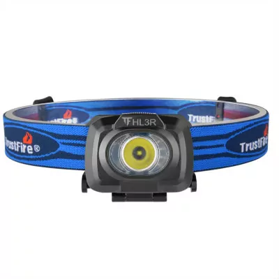 Фонарь налобный TrustFire HL3R Headlamp, черный (открытая упаковка/перезаряженный аккумулятор)